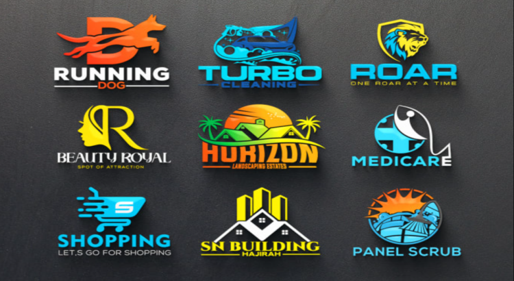 I will do modern professional unique 3d business logo design