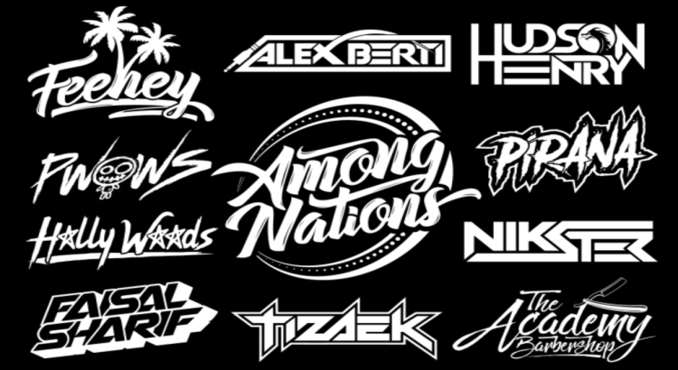 I will design your business typography dj band or music, text and company logo