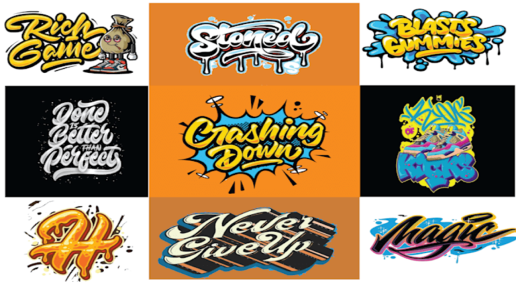 I will design graffiti, lettering, font logo, and typography