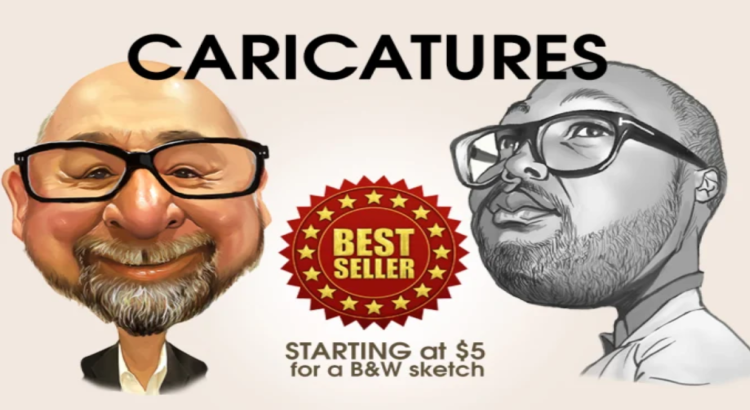 I will draw caricatures from your photo