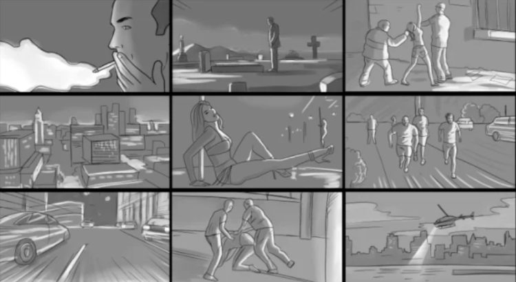 I will draw 25 frame storyboard in 24 hours
