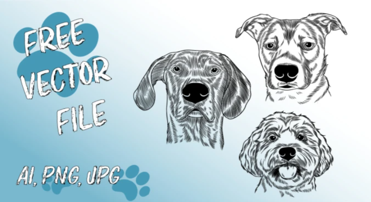 I will draw your dog or cat photo in to line art