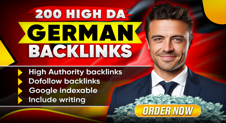 SEO backlinks through german guest posts high da german link building