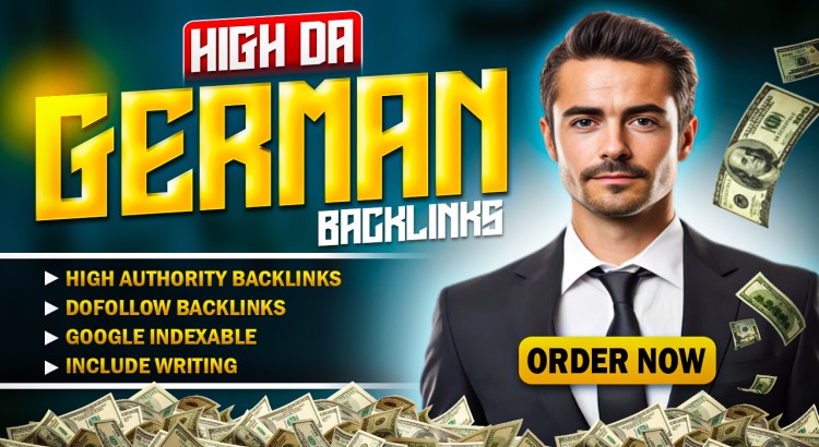 I will build german backlinks with high authority german guest post