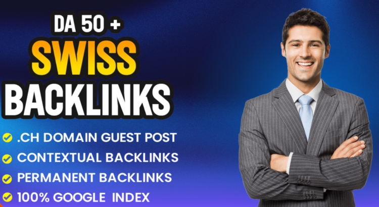 I will do Swiss SEO with high DA Switzerland backlinks for top Google ranking
