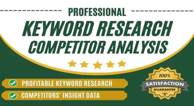I provide advanced keyword research, on-page SEO, off-page SEO, and competitor analysis  websites