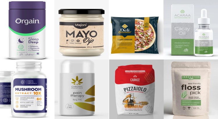 I will design minimalist food packaging and product labels