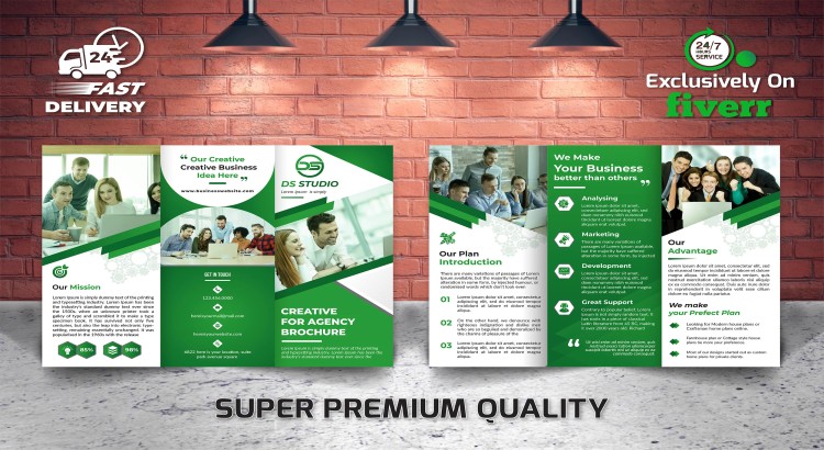 I will design trifold and bifold brochures, flyers, leaflets, postcards, and business catalogs.