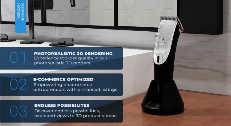 I will deliver photorealistic 3D product renders for marketing and eCommerce