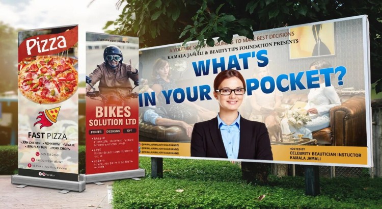 I will design eye-catching banners for both indoor and outdoor advertising.