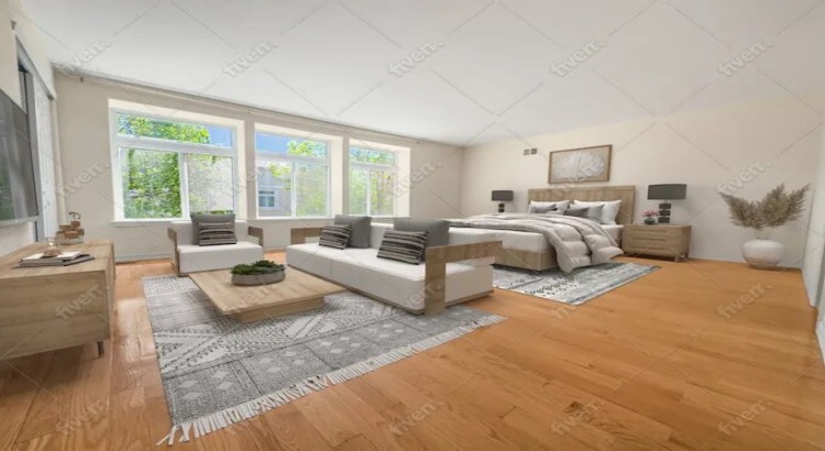 I will provide virtual staging and renovation to enhance your property listing.
