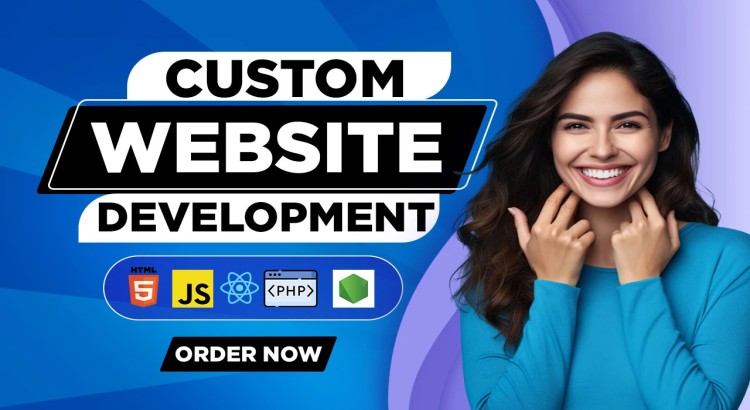 I will design and develop a custom website tailored to your business needs