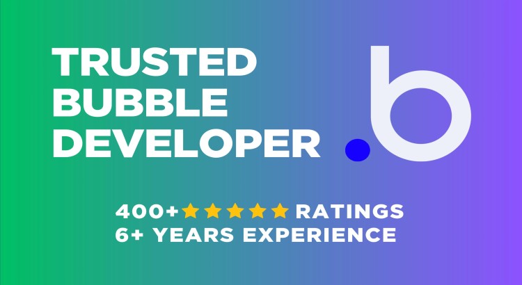 I will be your expert Bubble.io developer