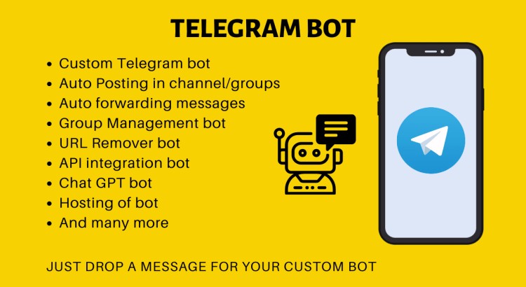 I will build a fully functional Telegram bot.