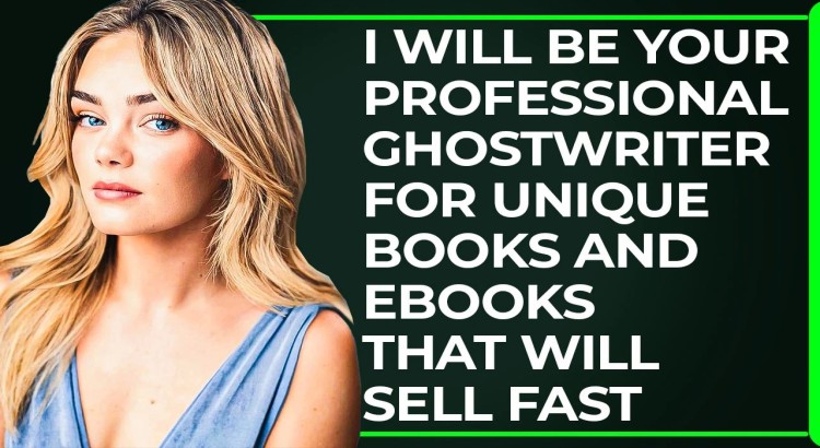 I will be your professional ghostwriter, book writer, and eBook creator