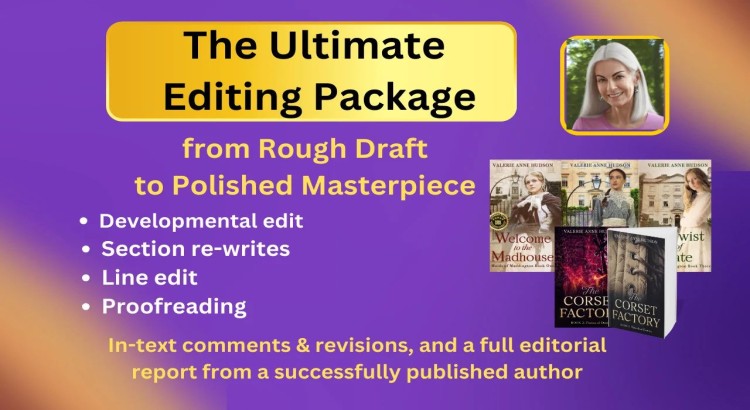 I will enhance your book with expert developmental editing, line editing, and thorough proofreading.