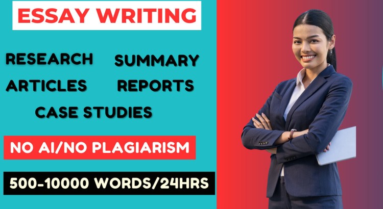 I will write business case studies, proposals, APA papers, research reports, and project analyses.