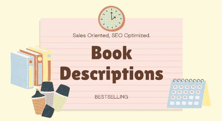 I will write a captivating book and product description or blurb that grabs readers’ attention.
