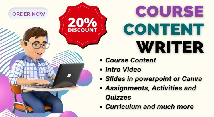 I will create curriculum content, presentations, and worksheets tailored to your needs