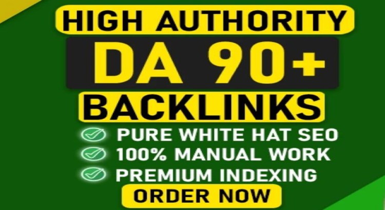 I will provide high-authority SEO dofollow backlinks from DA 90+ websites