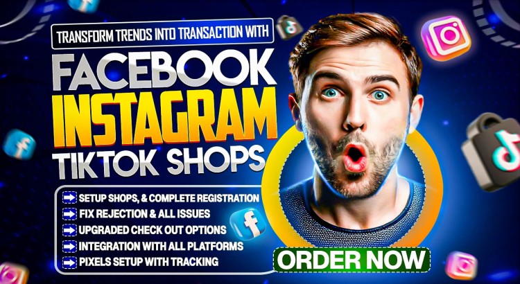 I will set up Facebook, Instagram, and TikTok Shops for your business