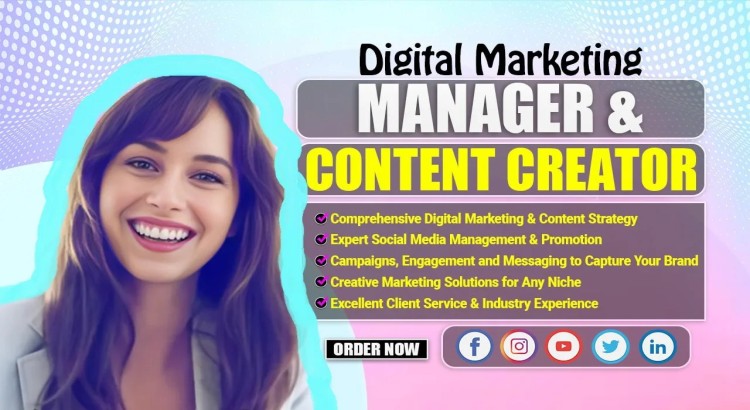 I will create effective digital marketing plans and creative ideas to grow your brand.