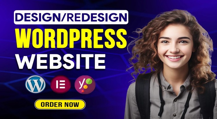 I will create, redesign, or develop a custom WordPress website using Elementor