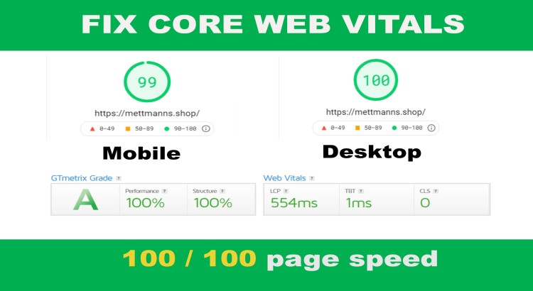 I will fix Core Web Vitals issues, including LCP and CLS, to boost WordPress speed and performance.