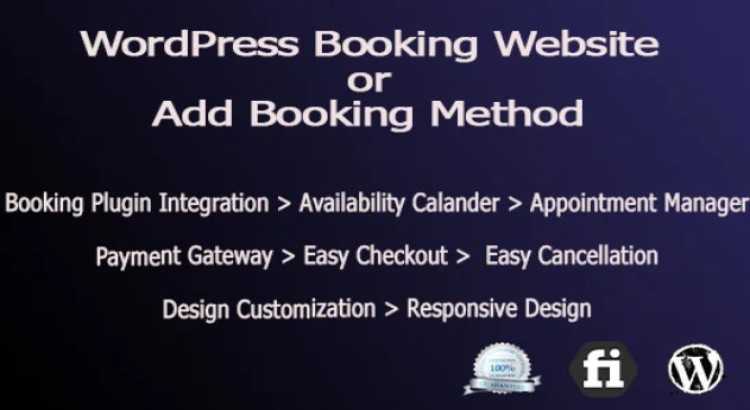 I will create a WordPress booking website or add a custom booking system