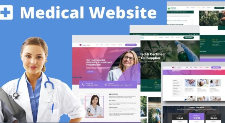 I will create a responsive and modern website for doctors, clinics, hospitals, and healthcare