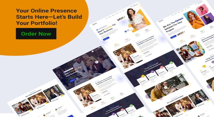 I will create a modern and responsive website for your portfolio, blog, or resume
