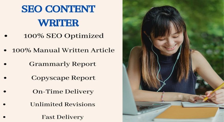 I will provide SEO article writing, blog writing, and content creation services
