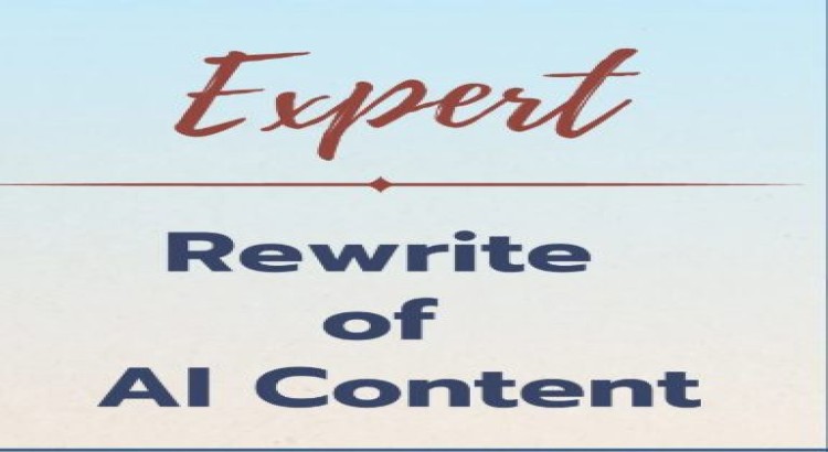 I will professionally edit or rewrite your website or AI-generated content for clarity and impact.
