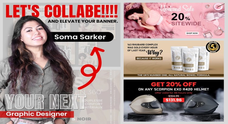 I will design eye-catching website banners and ad creatives