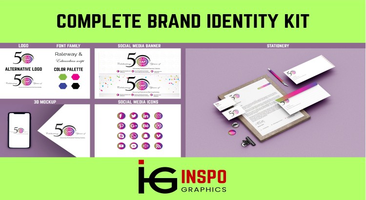 I will design a minimalist business logo and a complete branding kit