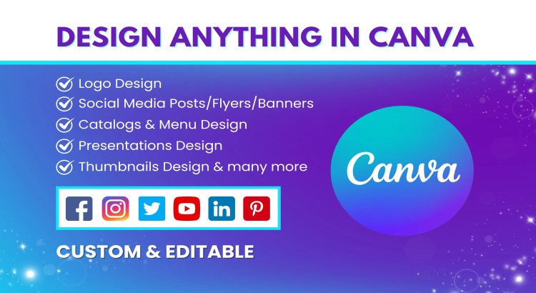I will design and edit Canva templates for social media, business, or personal use