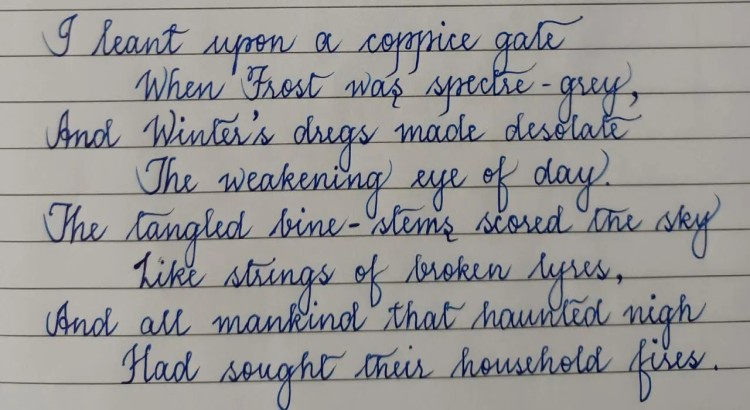 I will create handwritten text in beautiful, legible cursive writing for any purpose
