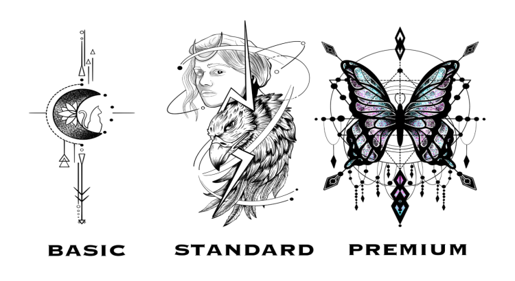 I will make a geometric tattoo design