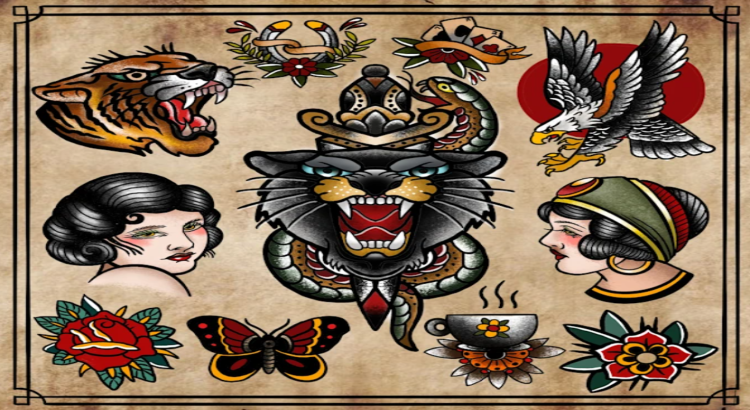 I will custom drawing your traditional or old school tattoo design